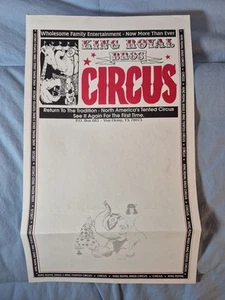 Vintage King Royal Bros Circus Letterhead Blank Page Sheet #2 - Picture 1 of 2