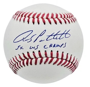 Andy Pettitte New York Yankees Signed Baseball 5X WS Champs Fanatics COA - Picture 1 of 2