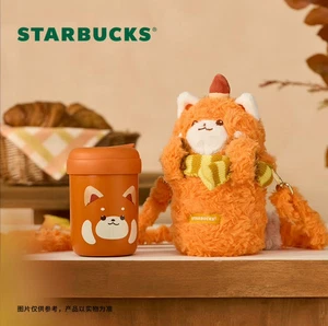 Starbucks 2025 China Dessert House lesser panda 12oz SS Tumbler with Sleeve - Picture 1 of 3
