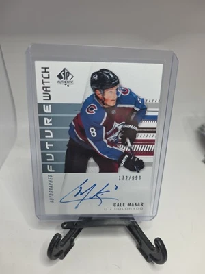 Cale Makar 2019-20 Upper Deck SP Authentics Future Watch auto 172/999 Avlanche - Image 1 of 2