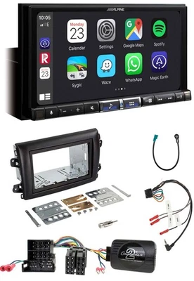 Alpine 2DIN DAB USB Lenkrad Bluetooth Autoradio für Fiat Ducato ZFA250 ab 2021 - Bild 1 von 4
