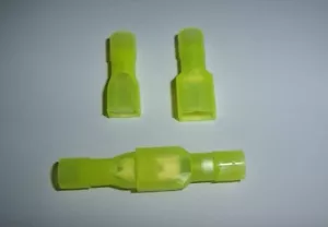 100 Female/Male Car Insulated Wire Quick Disconnect Terminal Connectors 12-10 Ga - Picture 1 of 3