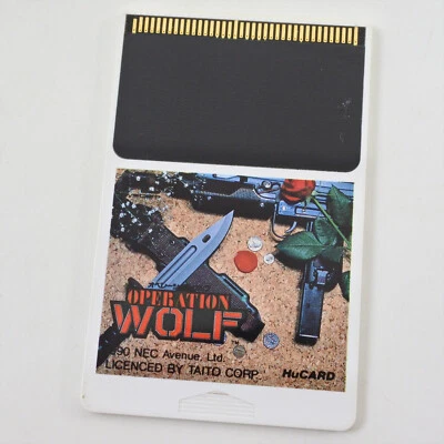 PC Engine Hu OPERATION WOLF Card Only 2740 pe - Image 1 of 3