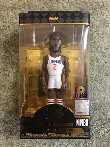 Funky Gold KAWHI LEONARD 5” White Uniform CHASE Action Figure LA Clippers Cover