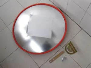 1X New Red 60cm Indoor Convex Polycarbonate Safety Mirror - Picture 1 of 5