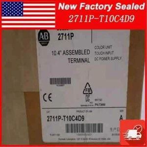 NEW Factory Sealed AB 2711P-T10C4D9 /A PanelView Plus 6 10" Color/Touch Terminal - Picture 1 of 5