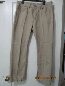 DOCKERS+D3+CLASSIC FIT+MEN'S JEANS+LT. BROWN+ZIP FLY+SIZE W34X32L+100% COTTON - Picture 1 of 12