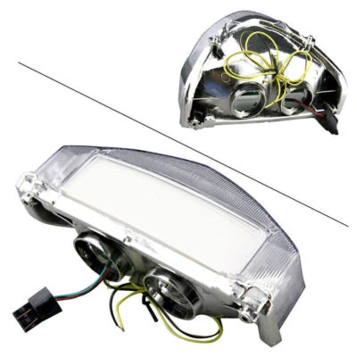 Rear Tail Light Integrated LED Turn Signals For HONDA CBR 929RR 2000 2001 UK - Image 1 of 4