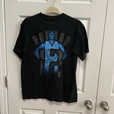 Camiseta Dwight Howard Orlando Magic Hombre M Negra Azul NBA Majestic 12 Gráfico Foto 1 de 4