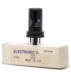 6C5 RCA NOS TESTED Tube Valve Röhre Valvola Lampe TSF Valvula 진공관 真空管 电子管 - Picture 1 of 1