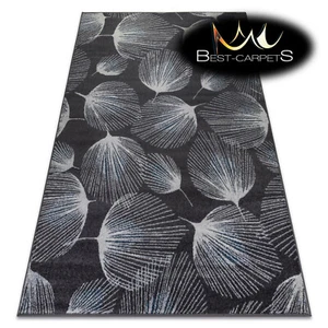 MODERN amazing RUGS 'HEOS' Feathers grey blue CARPETS ORIGINAL best quality - Picture 1 of 6