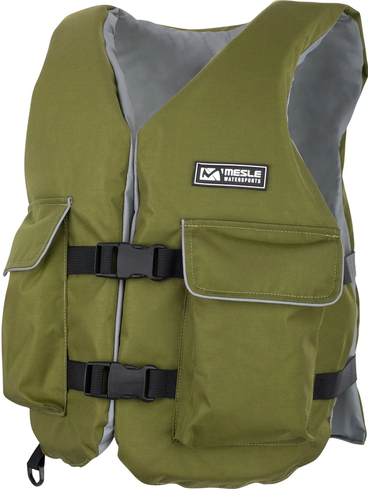 MESLE Schwimmweste Fisherman mit Taschen, 50-N Angler Weste Boots-Weste Sup Kanu - Bild 1 von 1