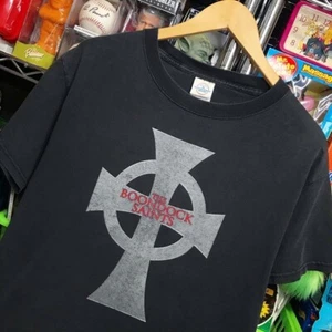 Vtg The Boondock Saints Black Movie Promo Tee - Size Men's Medium - Picture 1 of 8