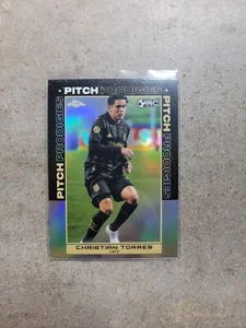 2021 Topps Chrome MLS CHRISTIAN TORRES ~LAFC~ #191 SILVER REFRACTOR rc Rookie - Picture 1 of 2