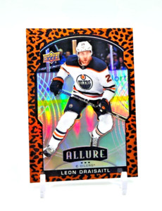 Leon Draisaitl REFRACTOR "Leopard" 2020-21 Upper Deck Allure #58 Oilers (SP)