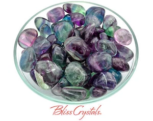 1 pietra caduta in fluorite, taglia a scelta, cristallo arcobaleno per Focus #FT04 - Foto 1 di 2