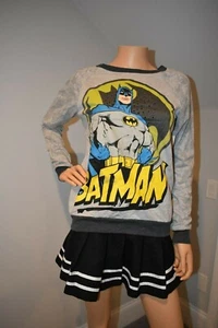 Nuevo con etiquetas Juniors Mujer Batman Gris Moda Sudadera Pequeña 3-5 - Imagen 1 de 6