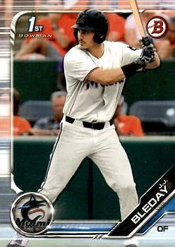 J.J. Bleday 2019 Bowman Draft #BD-150 Miami Marlins - Image 1 of 2