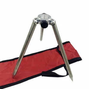 New Mini Tripod Stand Fit for Prism Pole Surveying  Stainless Steel Material - Picture 1 of 6