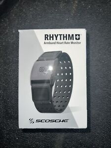 Scosche RHYTHM+ Armband Heart Rate Monitor Bluetooth Black Band + Charger