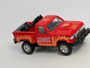 Maisto Turbo Tread Ford Pickup F150 Paja Fire Dept Search/Rescue Truck Red - Picture 1 of 7