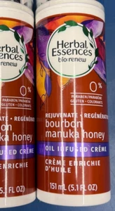 Herbal Essences Bio Renew Bourbon Manuka Honey Oil Infused Cream 5 oz (NO CAP) - Picture 1 of 2