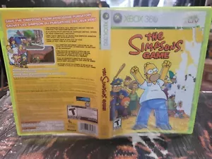 The Simpsons Game Xbox 360 CIB EN/FR Tested Free Shipping in Canada !! - Picture 1 of 5