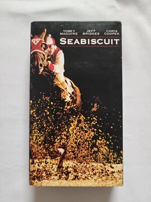 SEABISCUIT Tobey MaGuire VHS Tape, COMPLETE/TESTED SEE PHOTOS (VHS26) - Imagem 1 de 4