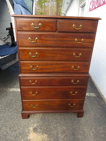 Henkel Harris Mahogany Tall Chest Cover