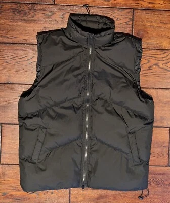 Realtakai Men's PADDED STAND COLLAR PUFFER VEST BLACK SIZE LARGE - NWT - Image 1 of 4