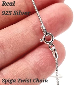 CADENA DE COLLAR DE TRIGO SPIGA FINA PLATA ESTERLINA 925 - 0,8 mm - VARIOS - Imagen 1 de 12