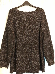 M&S COLLECTION Jumper s 18 black / Silver - Picture 1 of 5