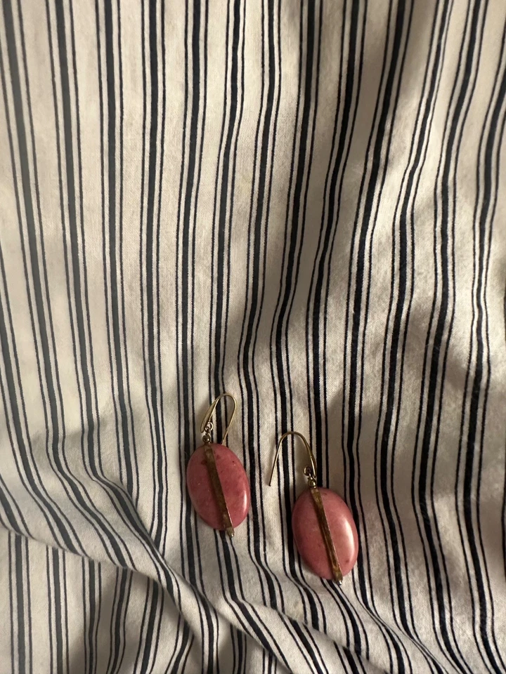 Pendientes colgantes de piedra ISABEL MARANT - S/S 2020 - Jaspe - Auténtico diseño de diseñador Foto 1 de 4