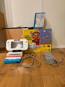 Ntendo Wii U Super Mario Maker 32GB Limited Edition Box Game Console Used SB - Picture 1 of 10