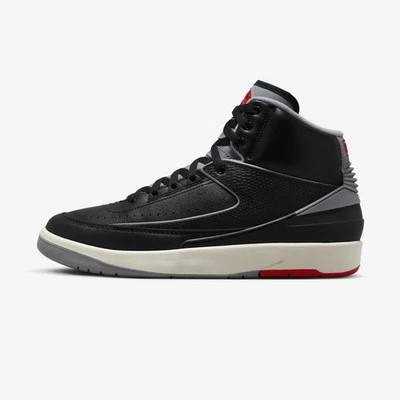 Air Jordan 2 retrô “cimento preto” 2023 Colorway tamanho 9.5 autêntico DR8884-001 - Imagem 1 de 4
