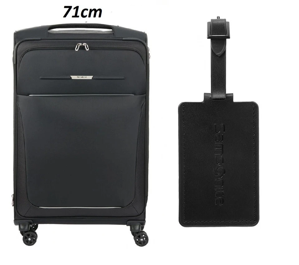 SAMSONITE BLITE 5.0 71cm Expandable Medium Spinner BLACK+ Samsonite luggage tag - image 1 of 1
