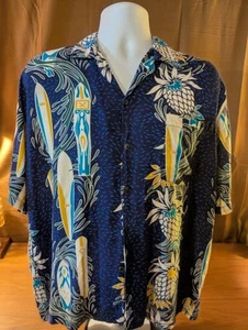 VTG Basix Hawaiian Shirt (L) - Picture 1 of 7