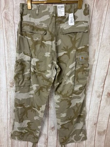 Carhartt WIP Camo Cargo Pants Camou Snow Columbia Ripstop 6.5oz 36x32 W36 Stone - Picture 1 of 23