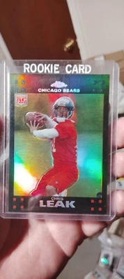 Chris Leak Chicago Bears Refractor Rookie Card 2007 Topps#TC174$$ - Image 1 of 2