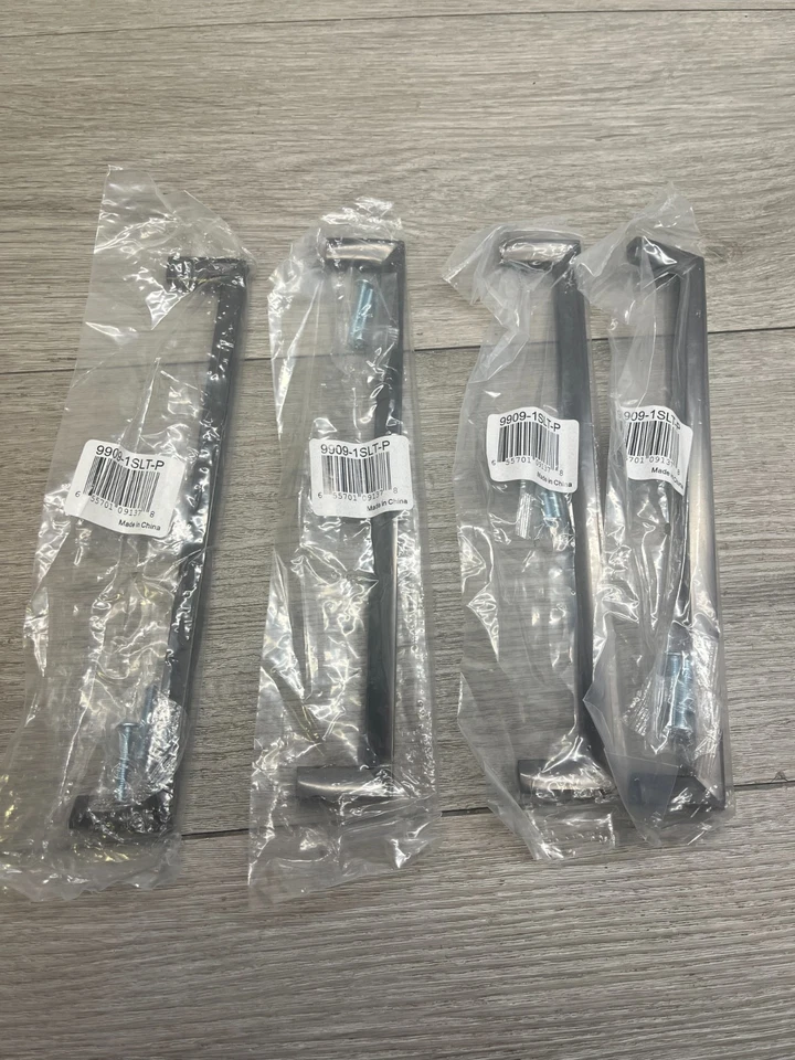 LOTE 4x Berenson Metro 8-13/16" Manija de gabinete de esquina cuadrada 9909-1SLT-P Foto 1 de 1