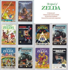 The Legend of Zelda Valiant Comics Vol. 1&ndash;5 &ndash; Nintendo / NES Era Collectibles