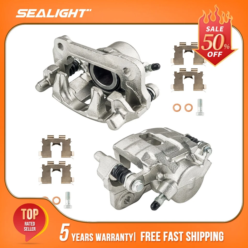 2x Front Left & Right Brake Caliper with Bracket for Geo Tracker Suzuki Sidekick — 第 1/4 张图片