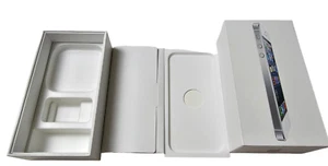 Apple iPhone 5 LEERE Box Verpackungseinsätze NUR KEIN TELEFON weiß 16GB MD655LL/A - Bild 1 von 6