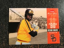 Tony Gwynn Padres 2006 Fleer Greats of the Game Decade Greats Insert
