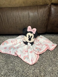 Disney Baby Minnie Mouse Pink Baby Blanket - Picture 1 of 2