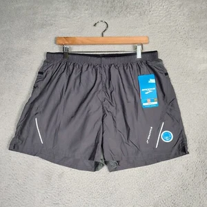 Brooks Infiniti Notch Short II Men's XL Gray Lined Elastic Waist Running NWT - Picture 1 of 11