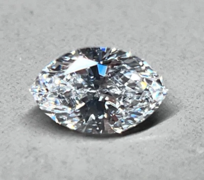 GIA Certified Marquise Brilliant .50 CT SI1 D Loose Natural Earth Mined Diamond - Image 1 of 4