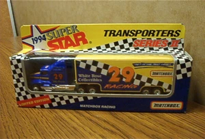 MATCHBOX Racing Transporters 1994 Super Stars Serie II White Rose #29 - Imagen 1 de 2