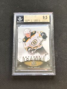 2010-11 SP GAME USED TYLER SEGUIN AUTHENTIC ROOKIE SILVER #ed 48/99 BGS 9.5