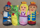 4 MELISSA & DOUG King Queen Knight Dragon Palace Pals Set Castle Hand Puppets